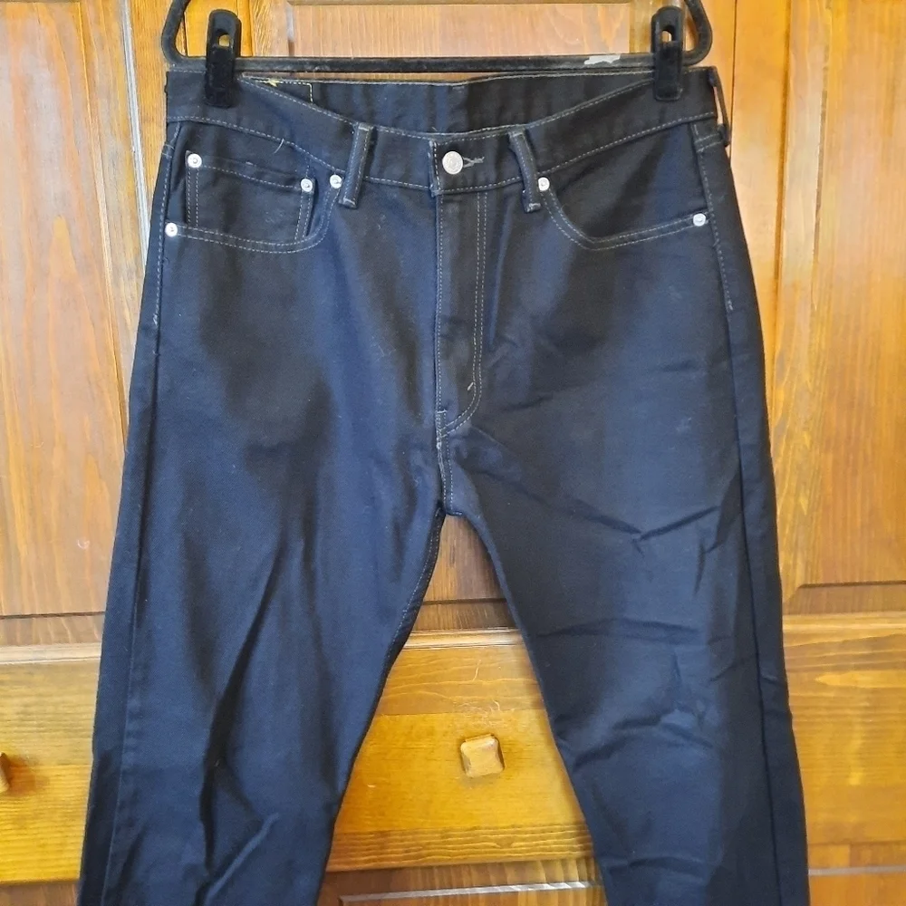 Levi Strauss & Co 505 Regular Fit black denim jeans Size 32×36